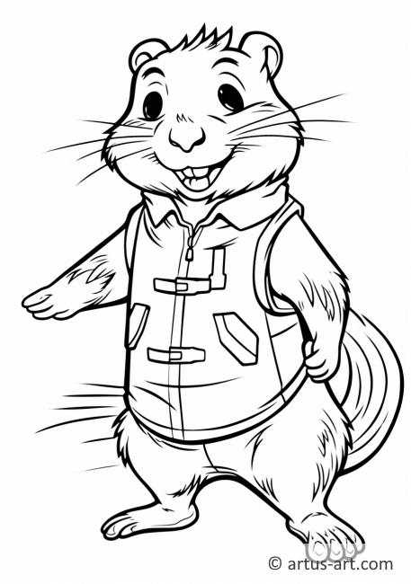 Gopher Coloring Page